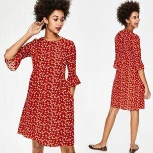 Boden star print dress
